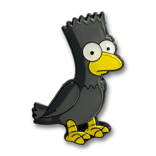 Simp Sons - Never More Raven enamel pin