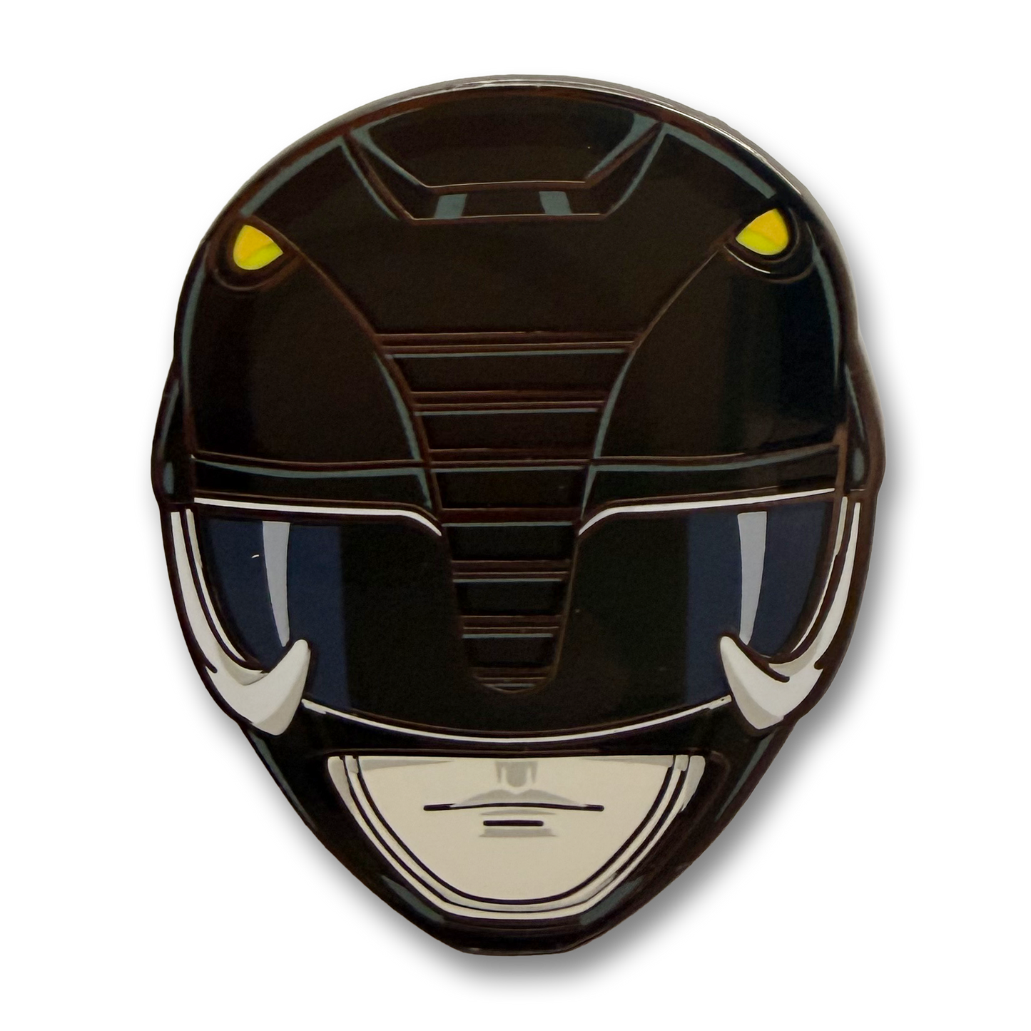 Mmpr Zack- Black Ranger enamel pin