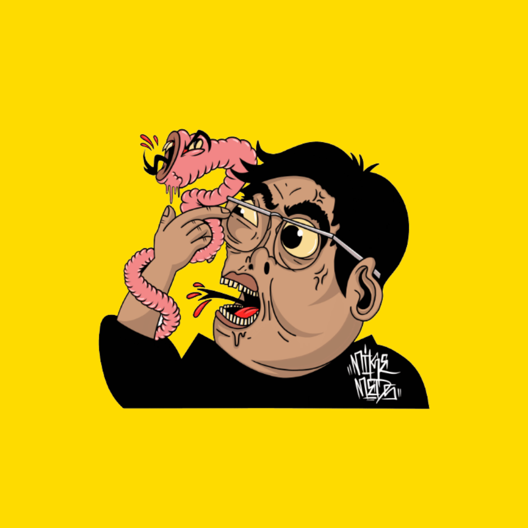 Look At It Closely - Pin Plugged x Mike Meds collab pin - Pin Plugged