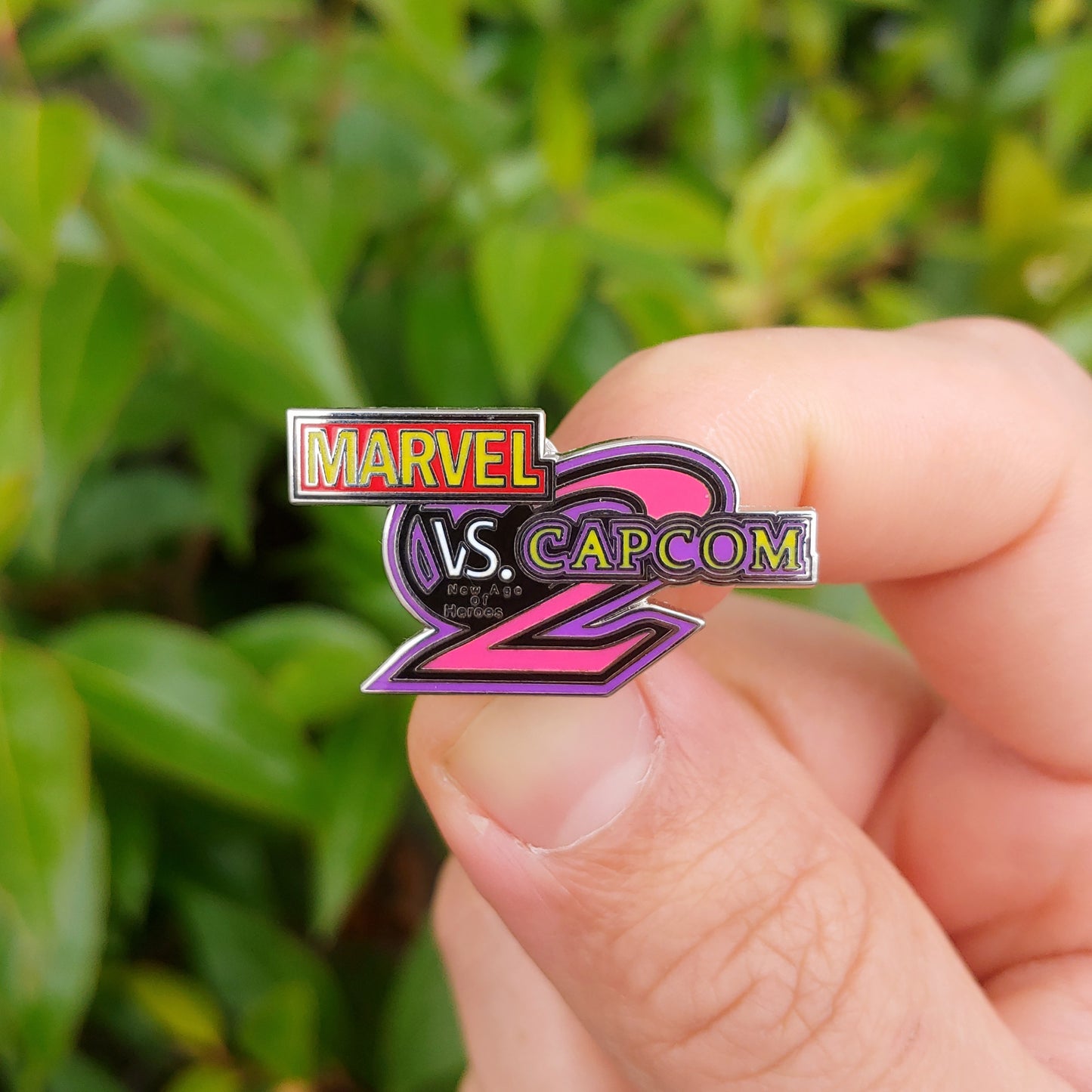 A New Age of Heroes Enamel Pin