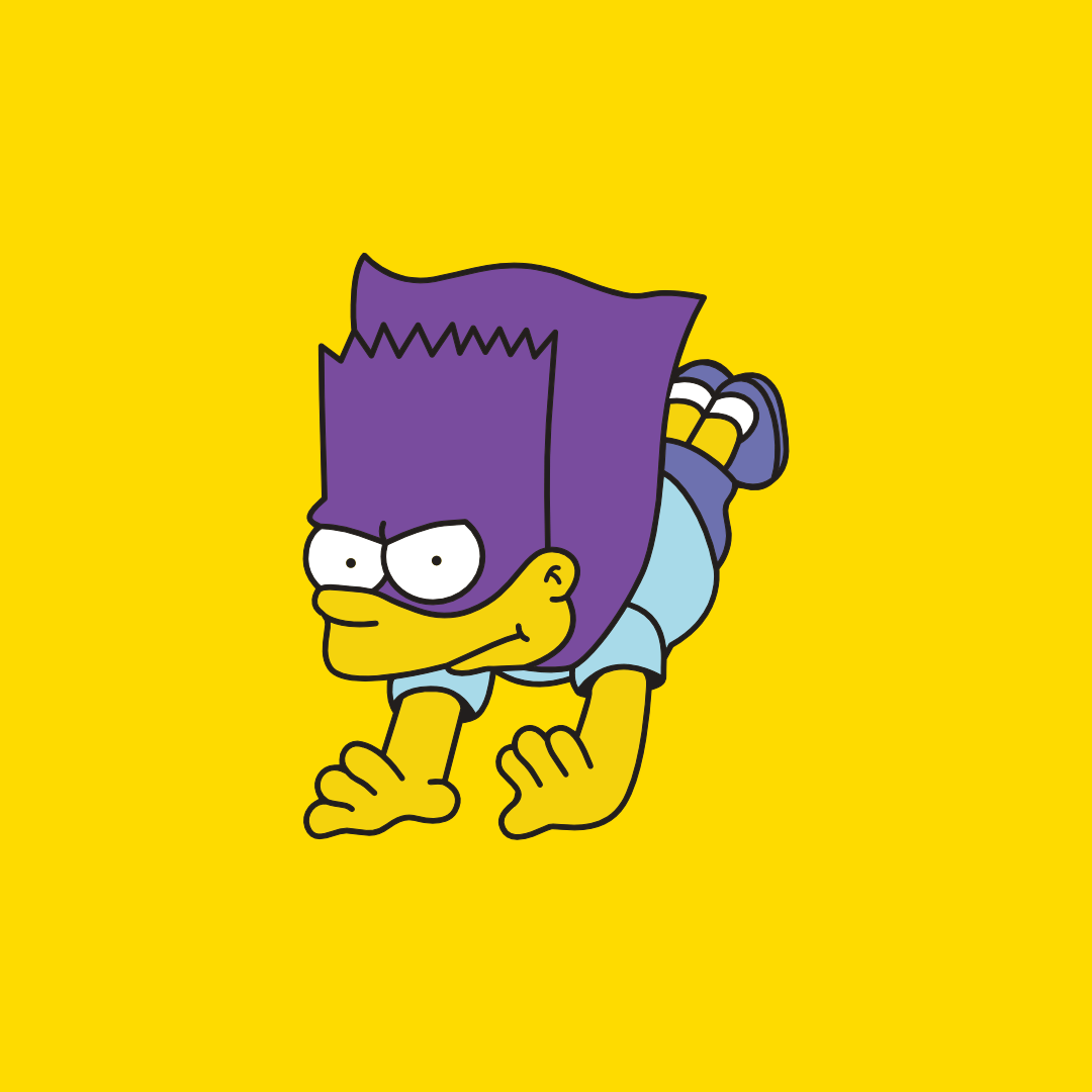 Bartman Enamel Pin - Pin Plugged
