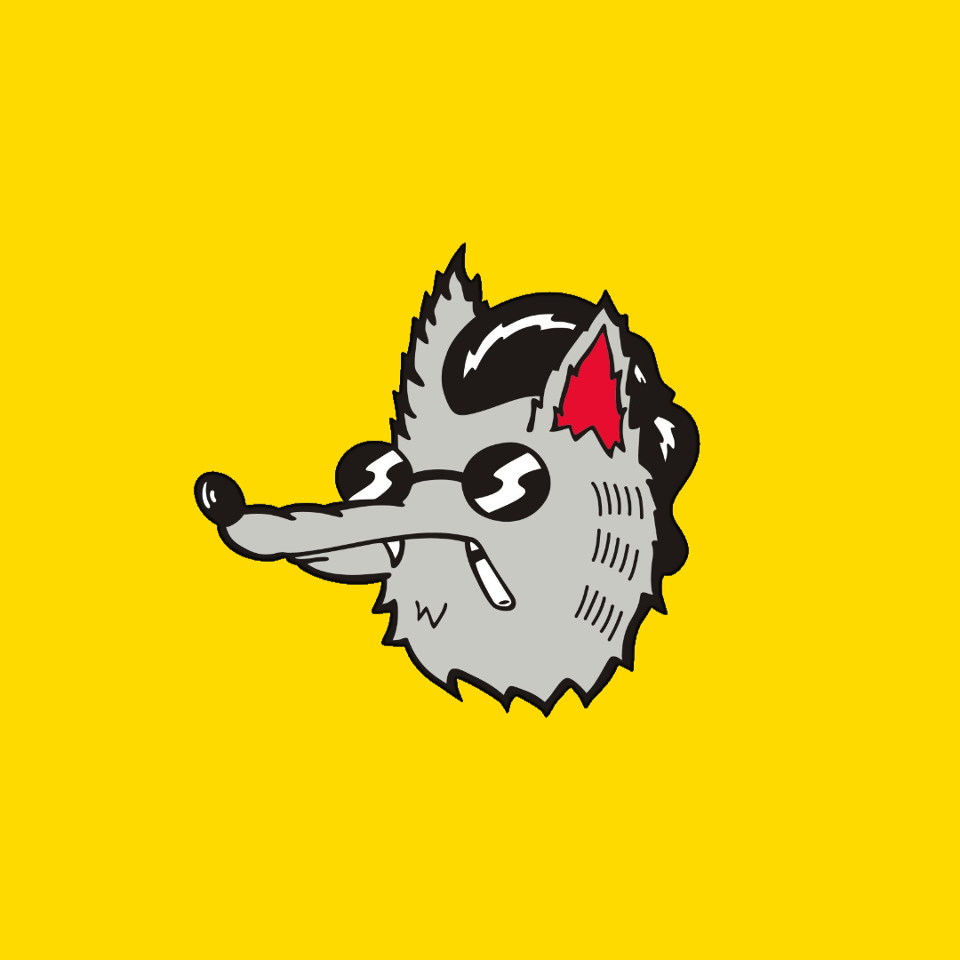 ANVART x PIN PLUGGED - Kool Wolf - Pin Plugged
