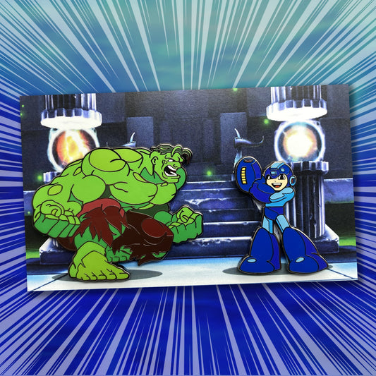 Clay Graham Art vs Pin Plugged Round 3 - Hulk Vs Megaman