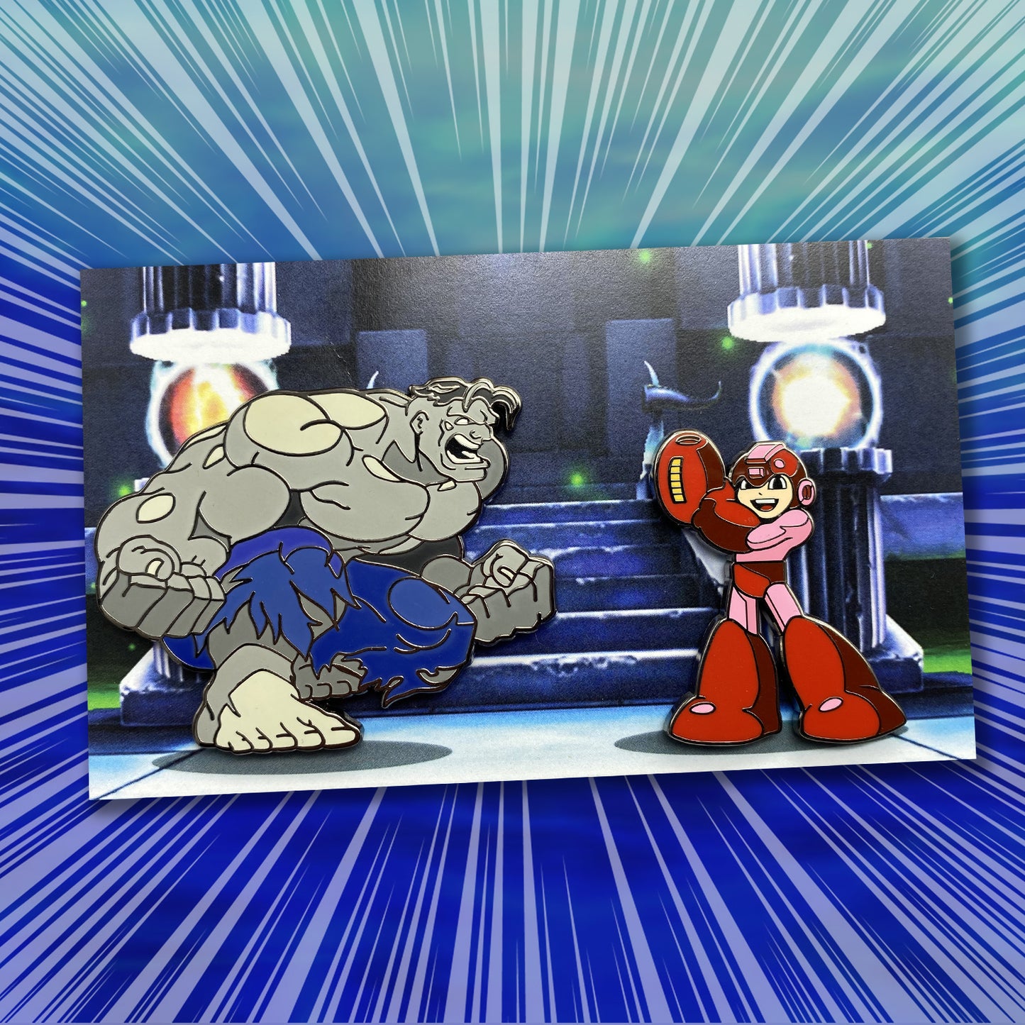 Clay Graham Art vs Pin Plugged Round 3 - Hulk Vs Megaman