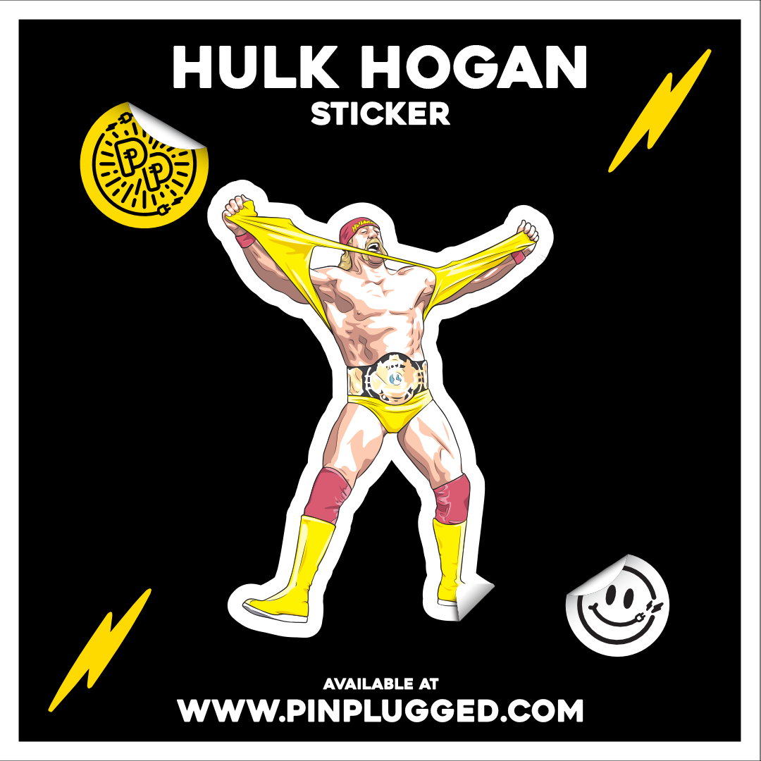 Hulk Hogan 4 inch sticker