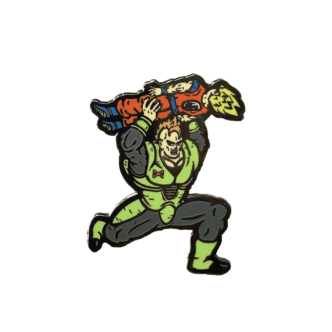 Andriod 16's Power Dunk Enamel Pin - Pin Plugged