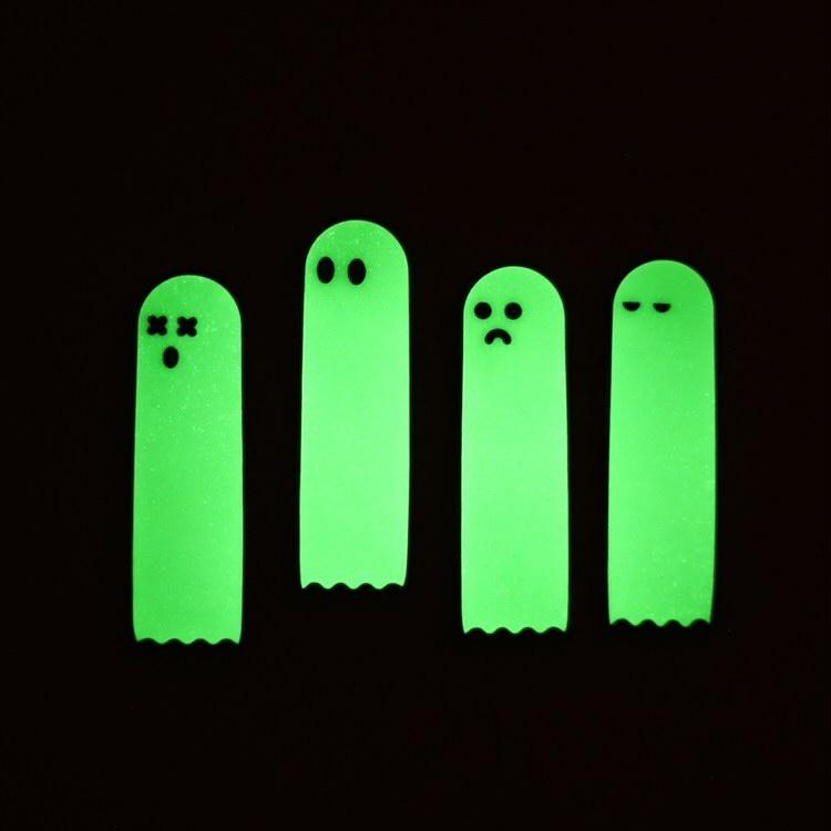 Glowing Ghost Enamel Pins