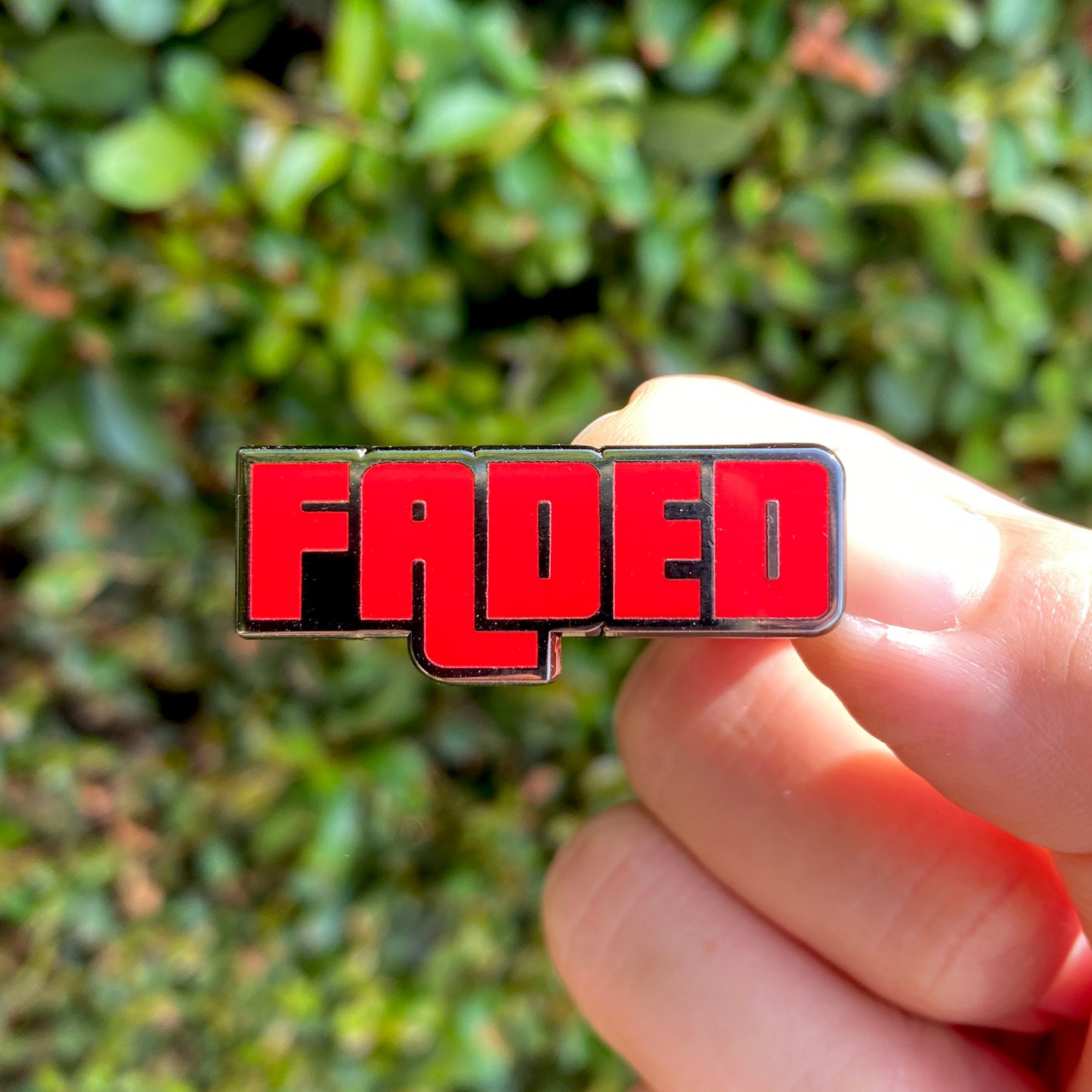 Faded Enamel Pin