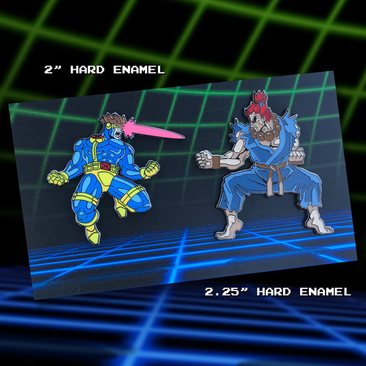 Claygrahamart VS Pinplugged Round 1 - Cyclops vs Akuma - Pin Plugged