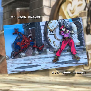 Open image in slideshow, ClayGrahamArt Vs PinPlugged  Round 1 - Spiderman vs Jill - Pin Plugged

