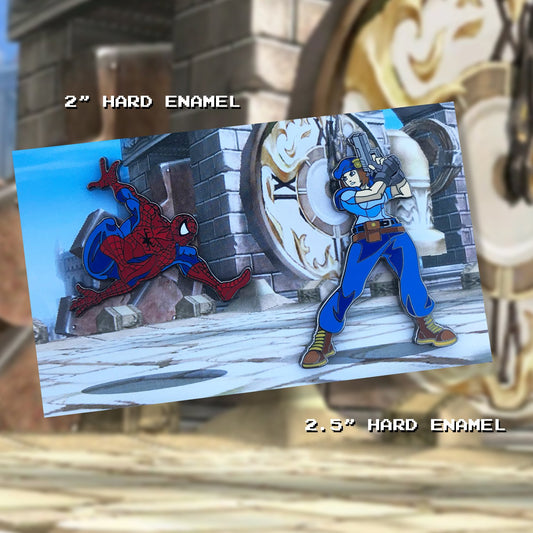 ClayGrahamArt Vs PinPlugged  Round 1 - Spiderman vs Jill - Pin Plugged