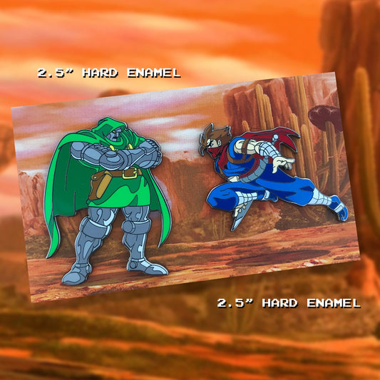 ClayGrahamArt VS PinPlugged Round 1 - DR. DOOM VS STRIDER - Pin Plugged