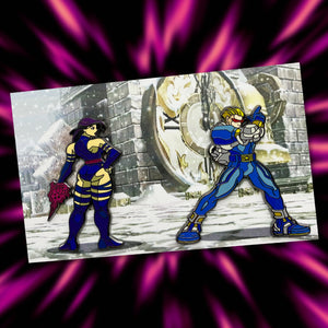 Clay Graham Art vs Pin Plugged Round 3 - Psylocke Vs Captain Commando