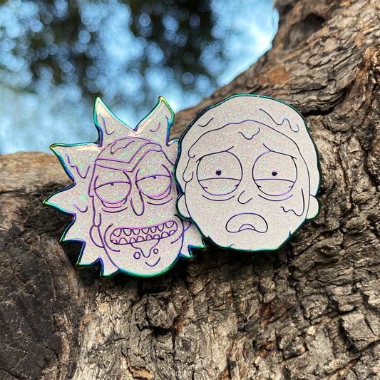 Galaxy Rick And Morty Enamel Pin Set