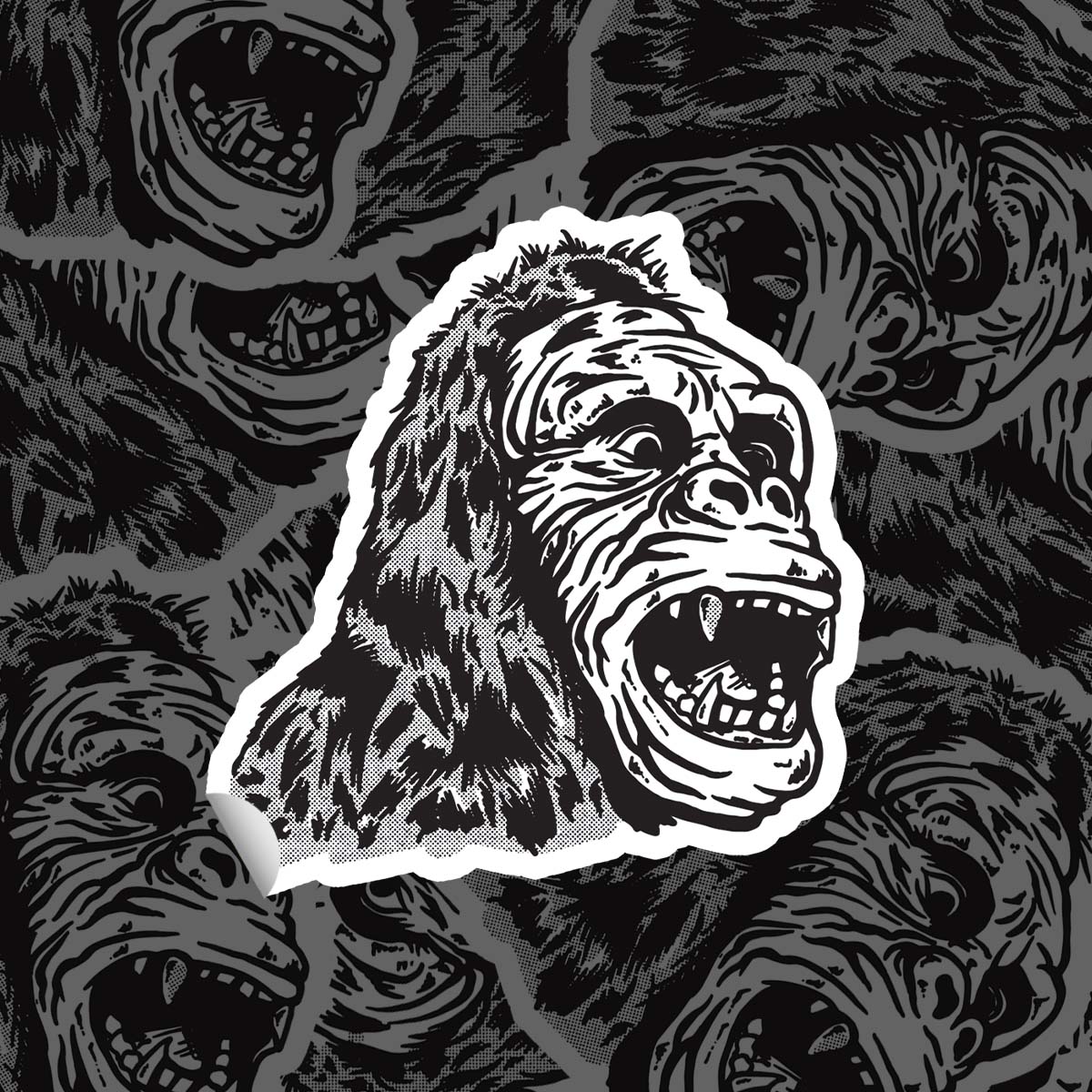 King Kong - 4 Inch Sticker