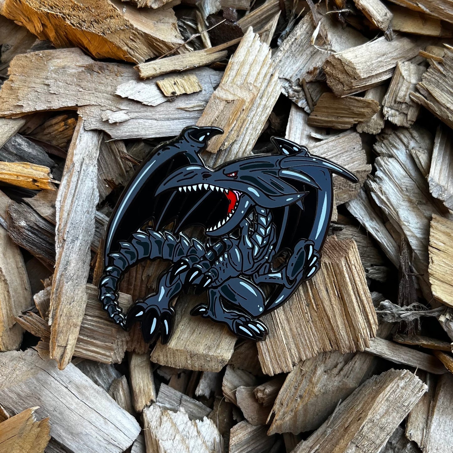 Red Eyes Black Dragon Enamel Pin