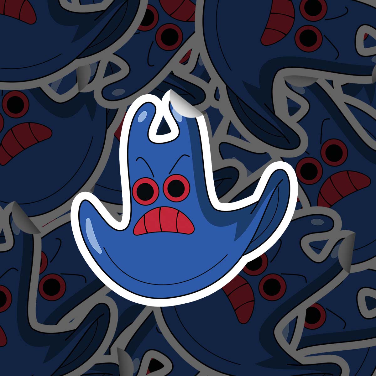 Manray Head #1 - 4 Inch Sticker